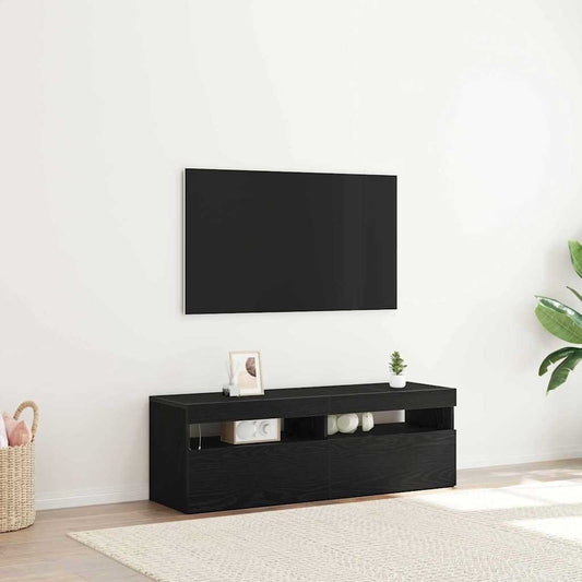 vidaXL Ντουλάπι TV Μαύρη Οξυά 120 x 35 x 40 εκ. Επεξεργασμένο ξύλο