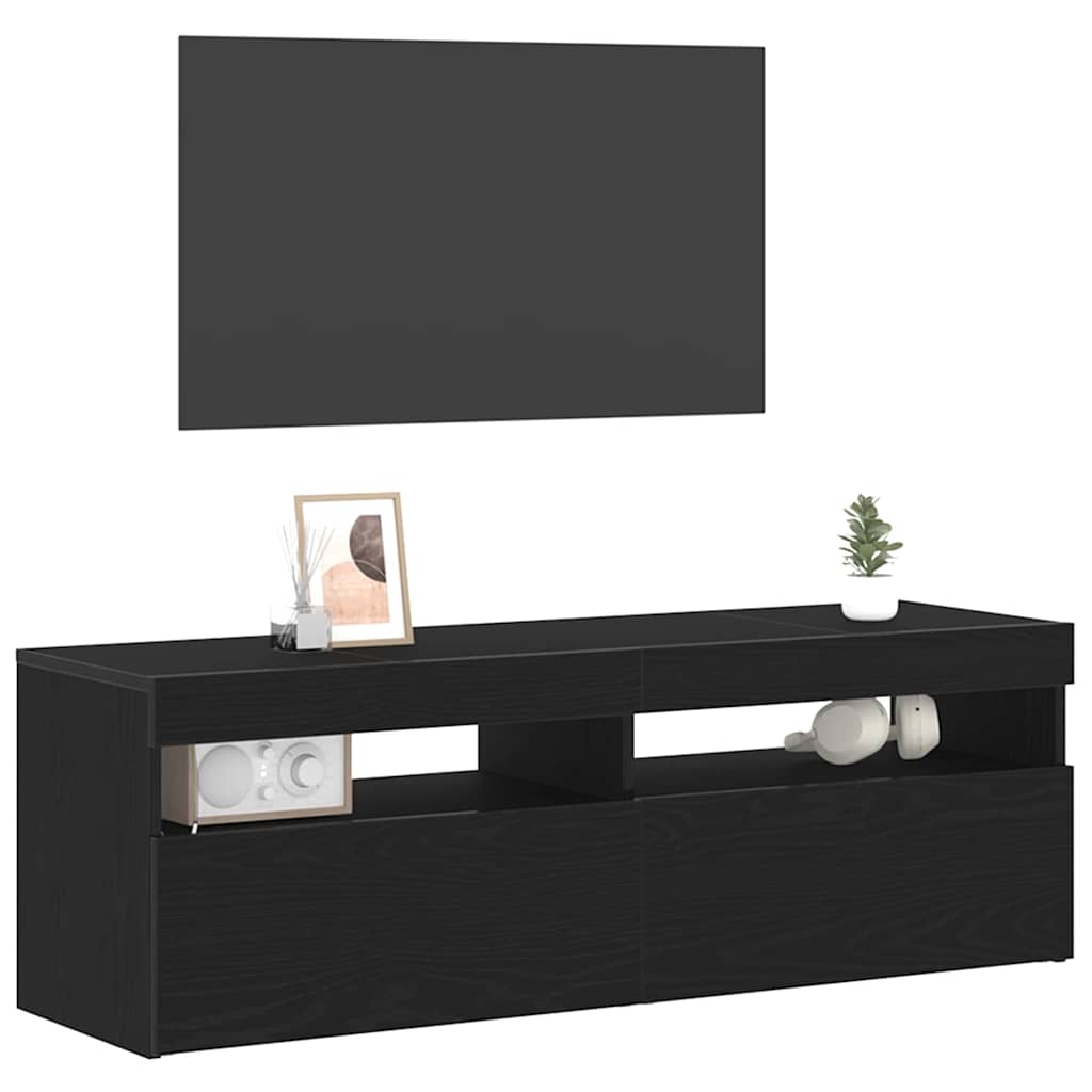 vidaXL Ντουλάπι TV Μαύρη Οξυά 120 x 35 x 40 εκ. Επεξεργασμένο ξύλο