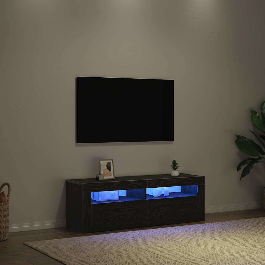 vidaXL Ντουλάπι TV Μαύρη Οξυά 120 x 35 x 40 εκ. Επεξεργασμένο ξύλο