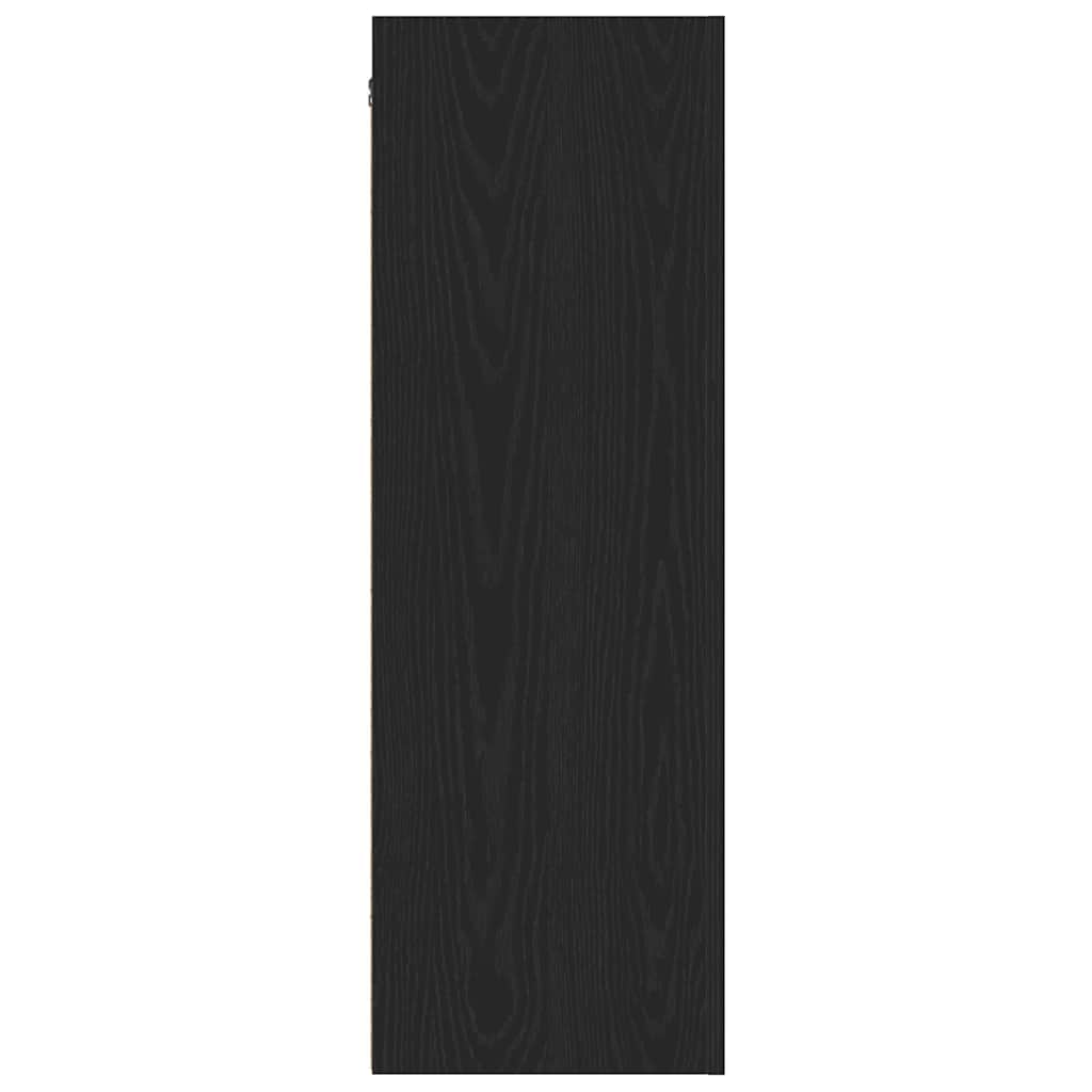 vidaXL Επιτοίχιο Ντουλάπι Τηλεόρασης Επιτοίχιο 2 pcs Μαύρη δρυς