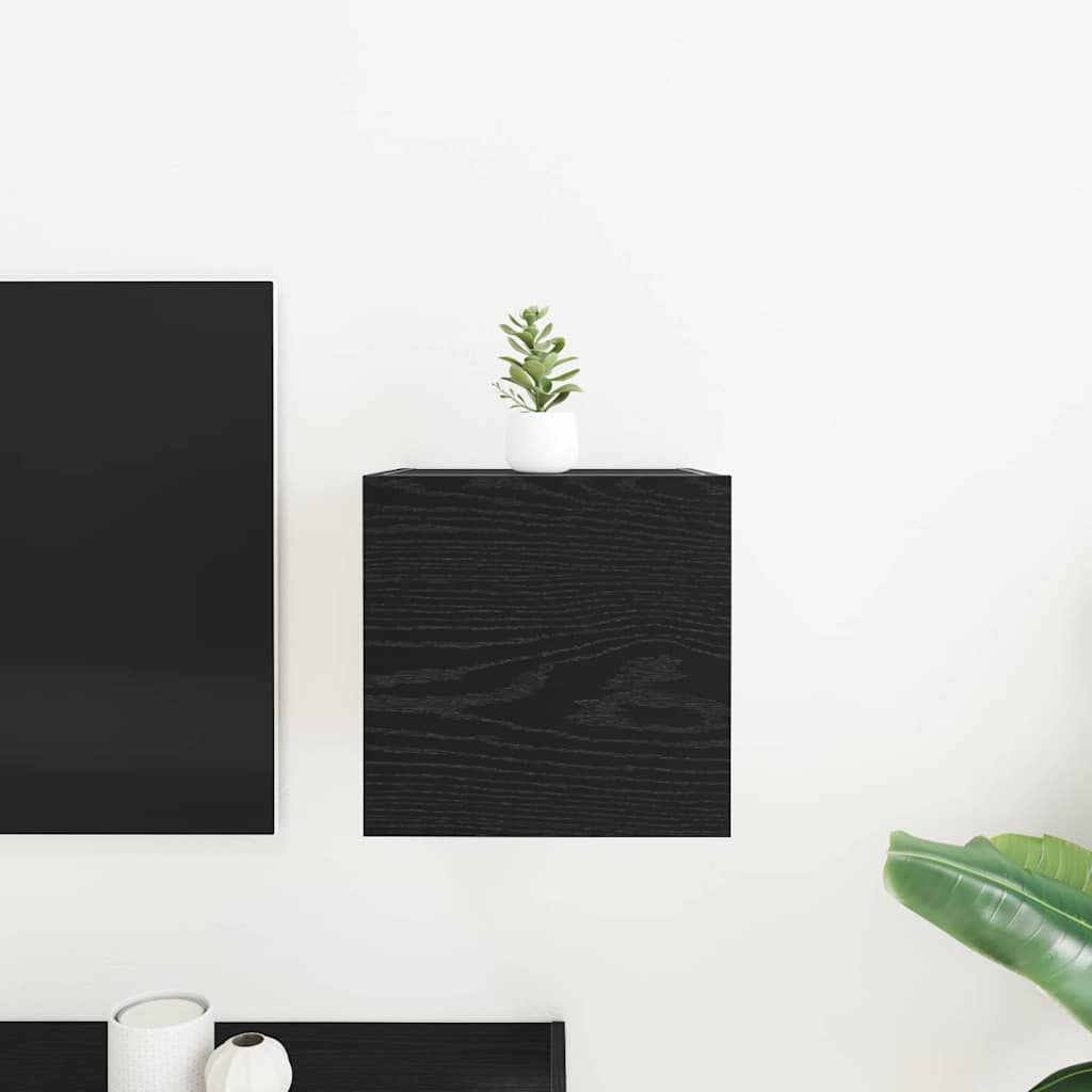 vidaXL Ντουλάπι TV Μαύρη Οξυά 30,5 x 30 x 30 εκ. Επεξεργασμένο ξύλο