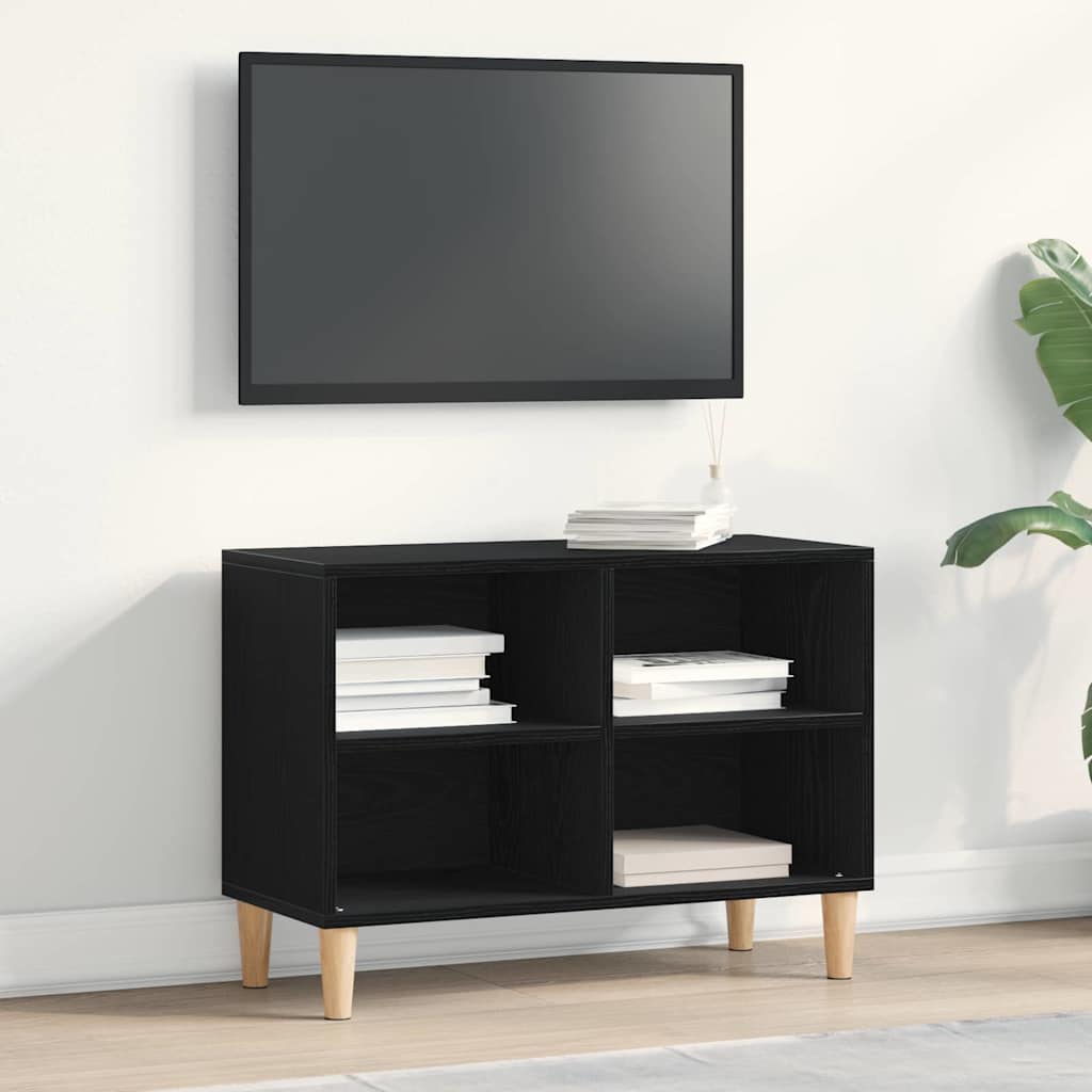vidaXL Ντουλάπι TV Μαύρη Οξυά 69,5 x 30 x 50 εκ. Επεξεργασμένο ξύλο