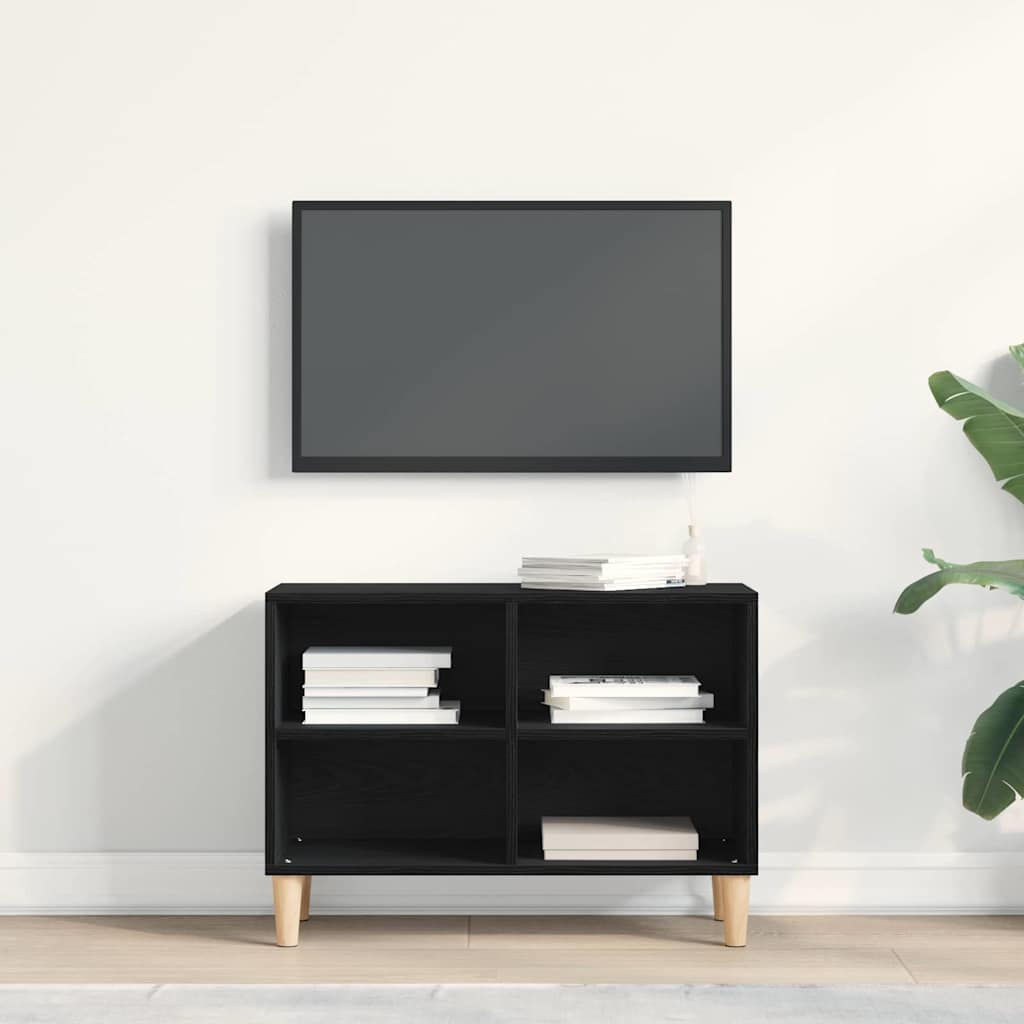 vidaXL Ντουλάπι TV Μαύρη Οξυά 69,5 x 30 x 50 εκ. Επεξεργασμένο ξύλο