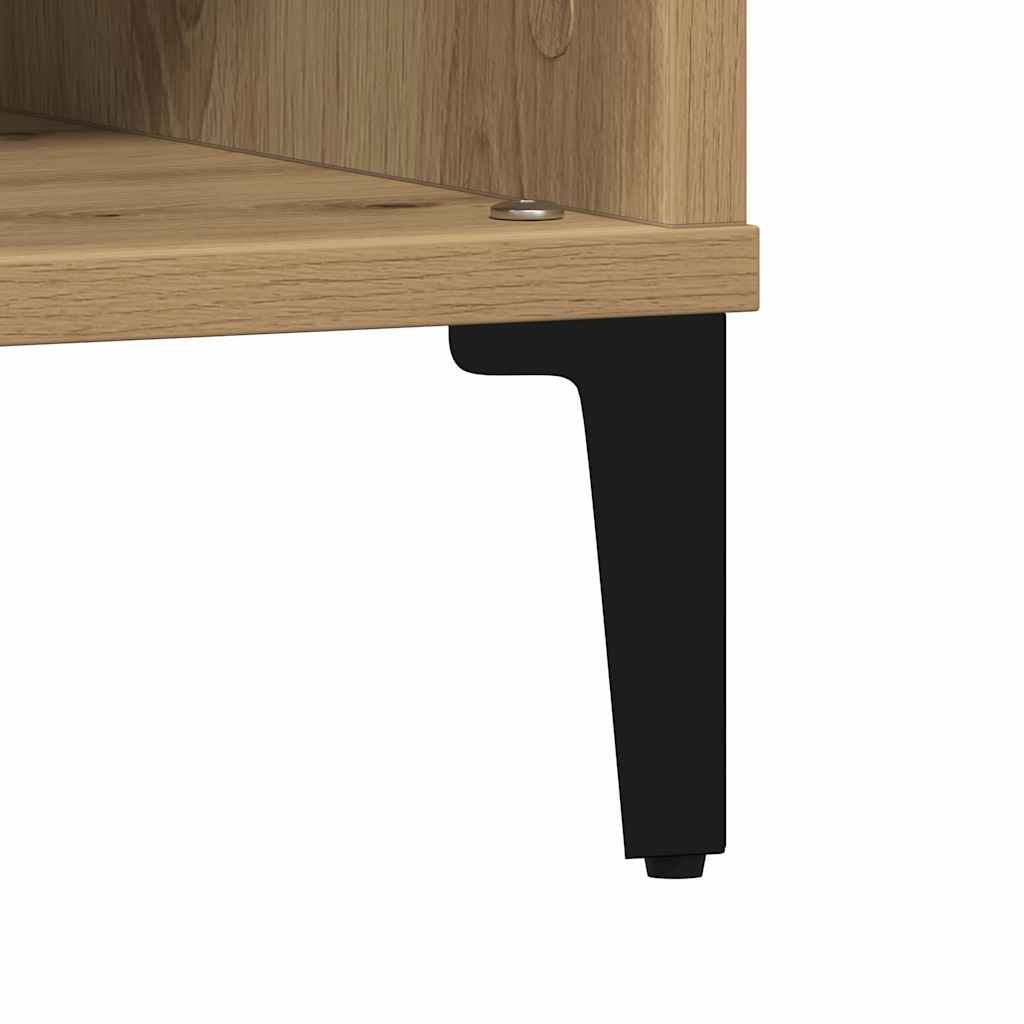 vidaXL Τραπεζάκι σαλονιού artisan δρυς 60 x 60 x 30 cm