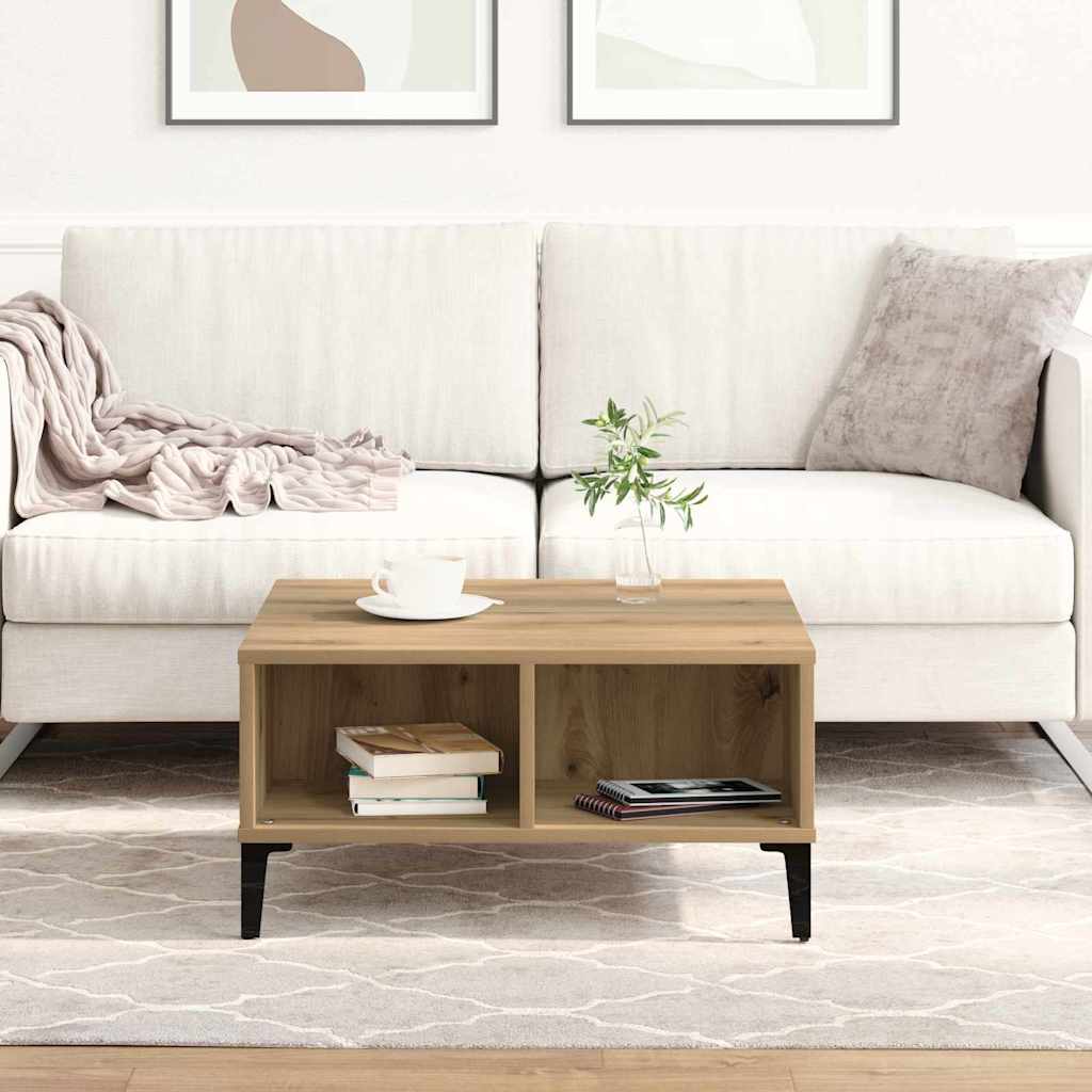 vidaXL Τραπεζάκι σαλονιού artisan δρυς 60 x 60 x 30 cm