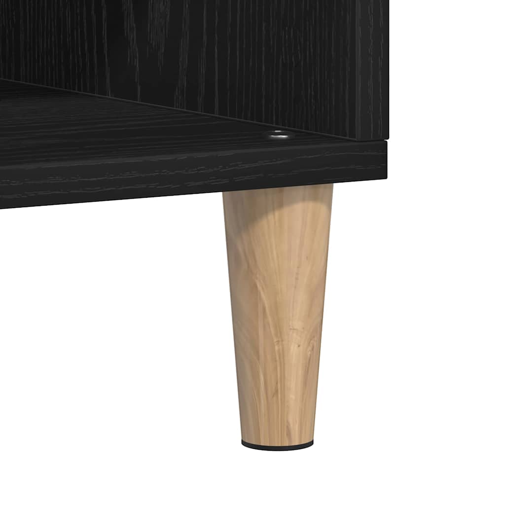 vidaXL Πλαϊνό γραφείο Μαύρη δρυς 103.5 x 35 x 70 εκ.