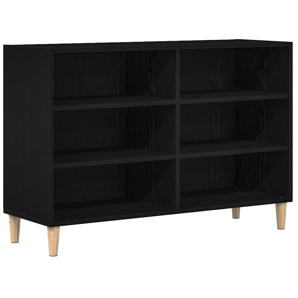 vidaXL Πλαϊνό γραφείο Μαύρη δρυς 103.5 x 35 x 70 εκ.