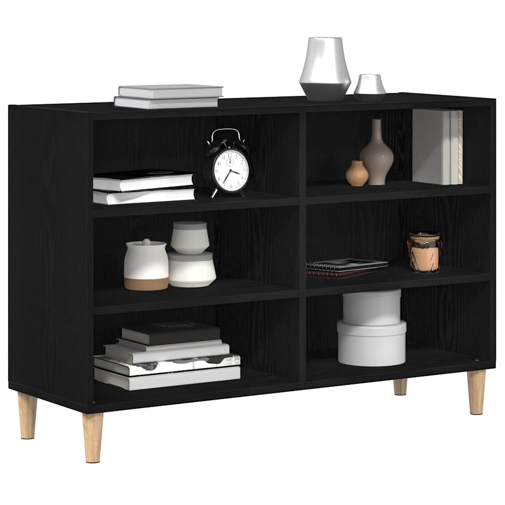 vidaXL Πλαϊνό γραφείο Μαύρη δρυς 103.5 x 35 x 70 εκ.