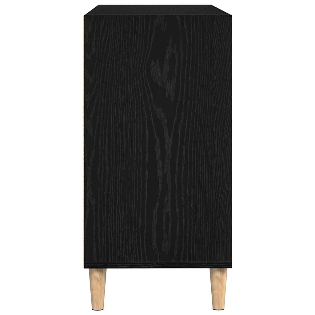 vidaXL Πλαϊνό γραφείο Μαύρη δρυς 103.5 x 35 x 70 εκ.