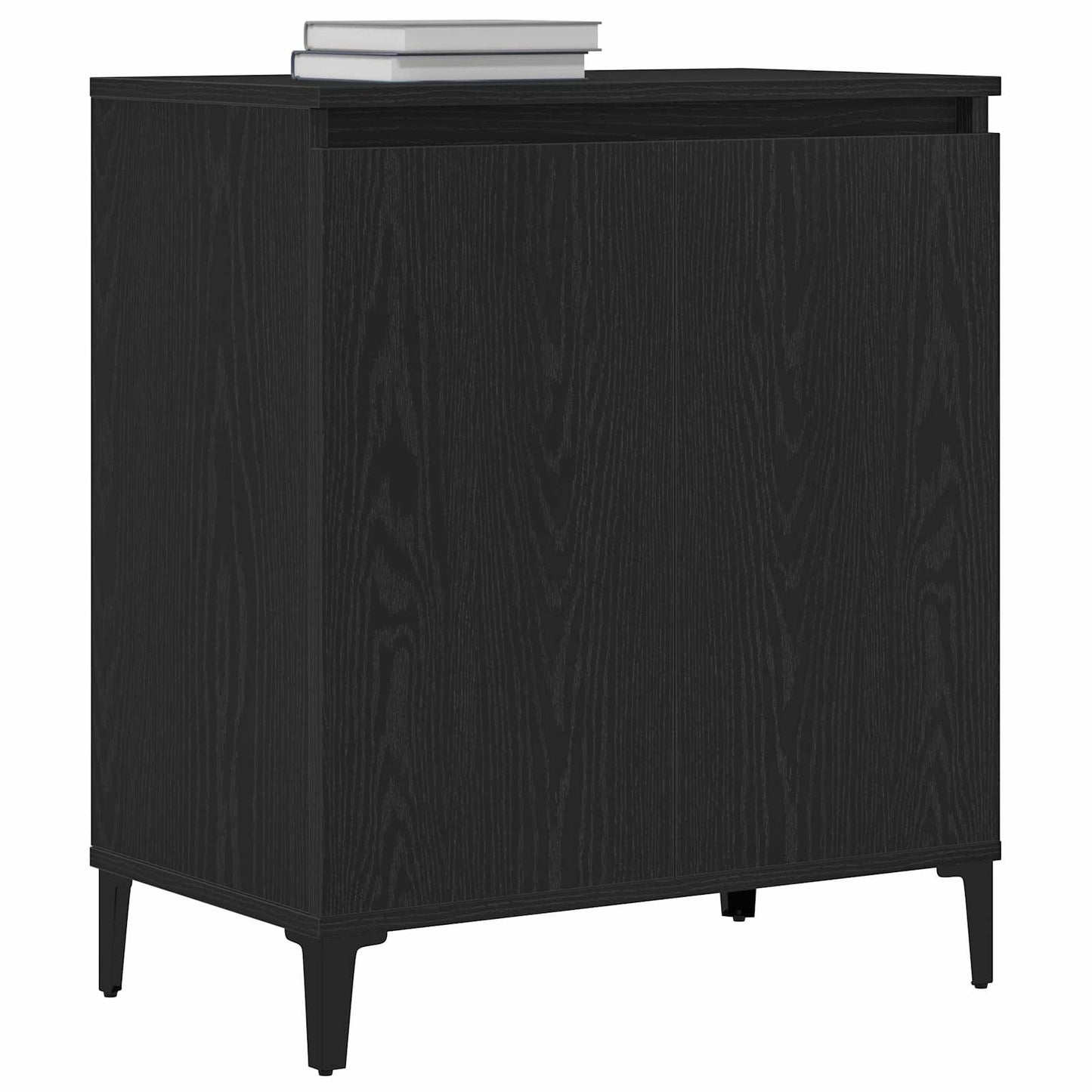 vidaXL Πλαϊνό γραφείο Μαύρη Οξυά 60 x 35 x 70 cm Επεξεργασμένο ξύλο