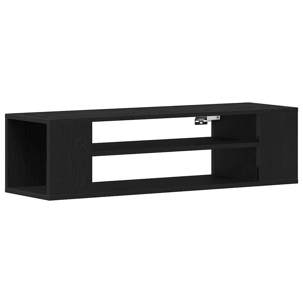 vidaXL Ντουλάπι TV Μαύρη Οξυά 100 x 30 x 26,5 εκ Επεξεργασμένο ξύλο