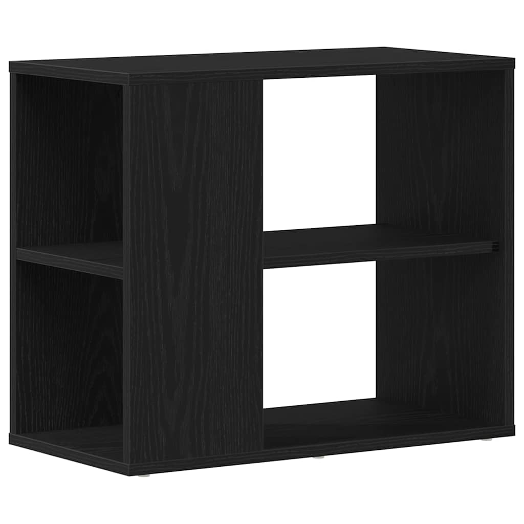 vidaXL Πλαϊνό γραφείο Μαύρο 60 x 30 x 50 εκ. Επεξεργασμένο ξύλο