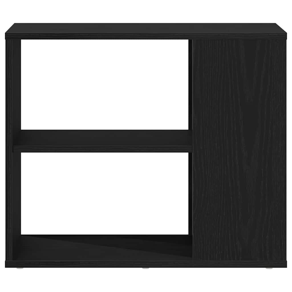 vidaXL Πλαϊνό γραφείο Μαύρο 60 x 30 x 50 εκ. Επεξεργασμένο ξύλο