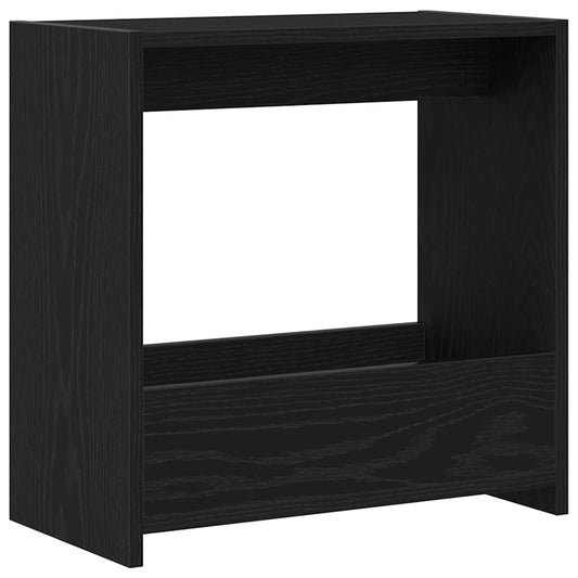 vidaXL Τραπεζάκι Πλευράς Μαύρη Οξυά 50 x 26 x 50 εκ.