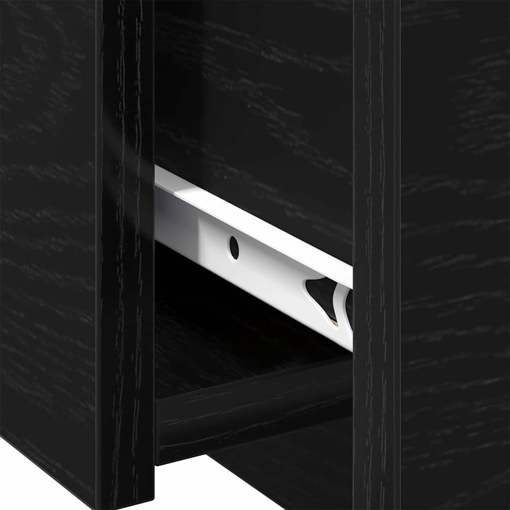 vidaXL Τραπεζάκι σαλονιού Μαύρη δρυς 90 x 60 x 31 cm