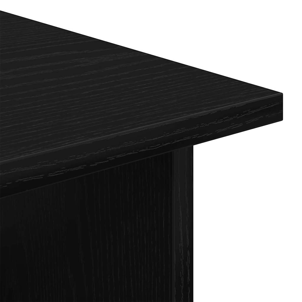 vidaXL Κινητό Ντουλάπι Μαύρη δρυς 60 x 45 x 55 εκ. Επεξεργασμένο ξύλο
