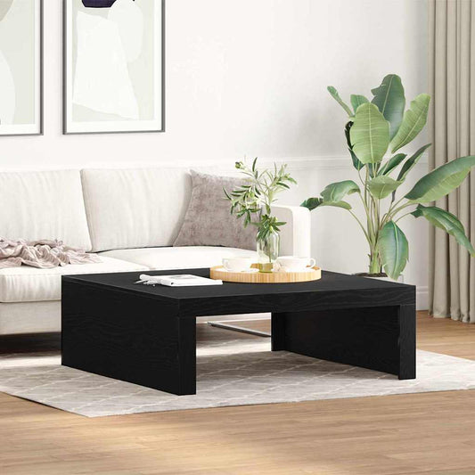 vidaXL Τραπεζάκι σαλονιού Μαύρη Οξυά 100 x 100 x 35 cm