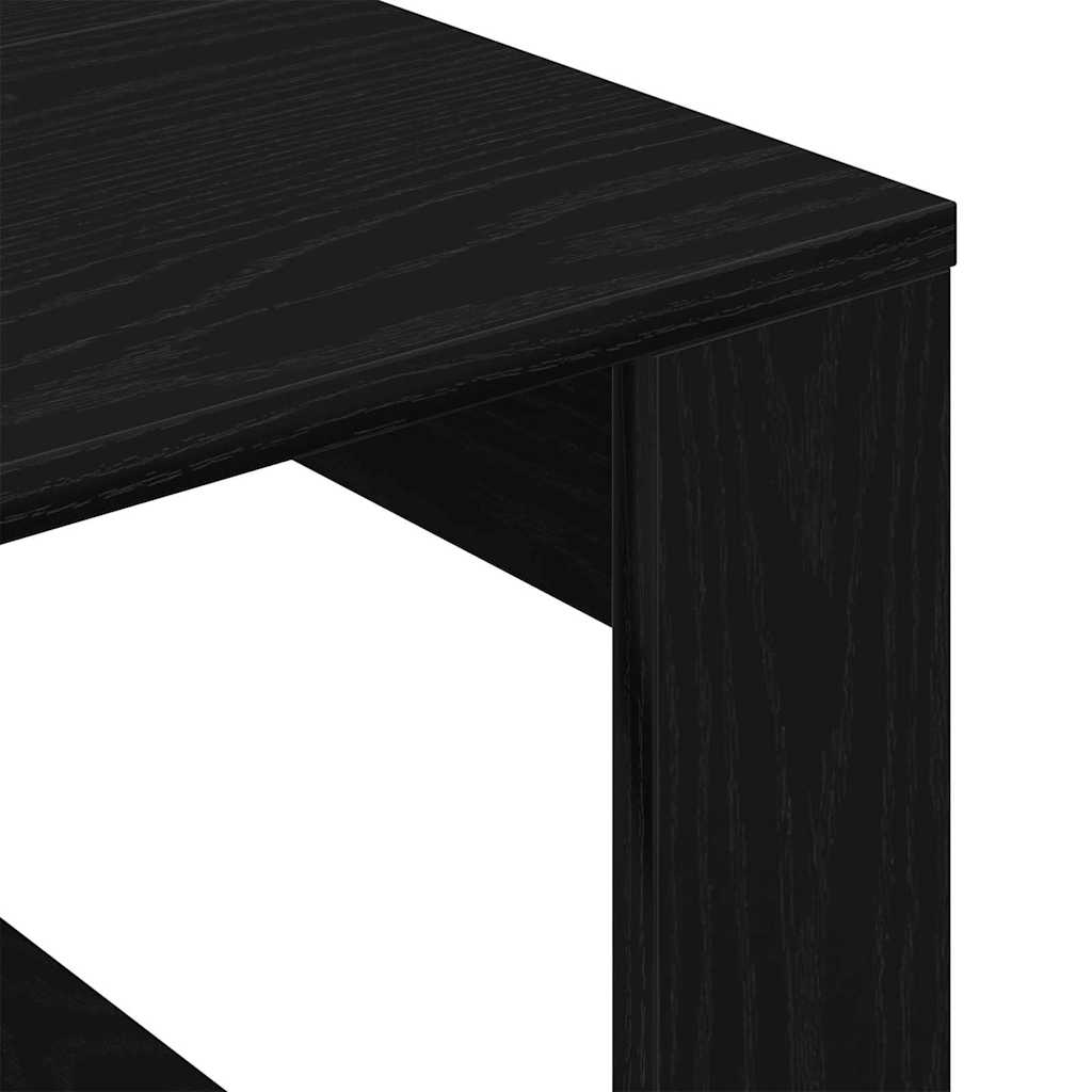 vidaXL Τραπεζάκι σαλονιού Μαύρη Οξυά 50 x 50 x 35 cm