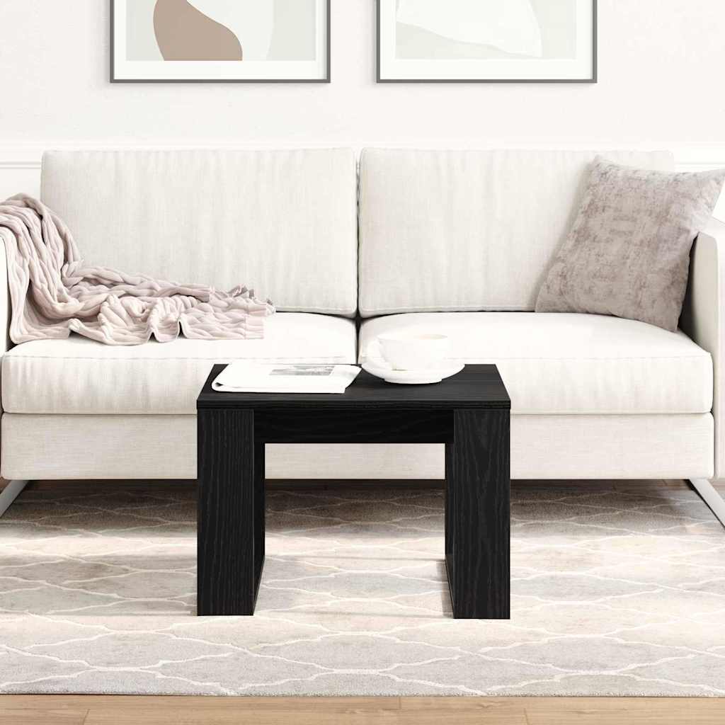 vidaXL Τραπεζάκι σαλονιού Μαύρη Οξυά 50 x 50 x 35 cm