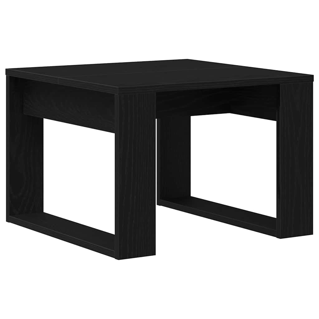 vidaXL Τραπεζάκι σαλονιού Μαύρη Οξυά 50 x 50 x 35 cm