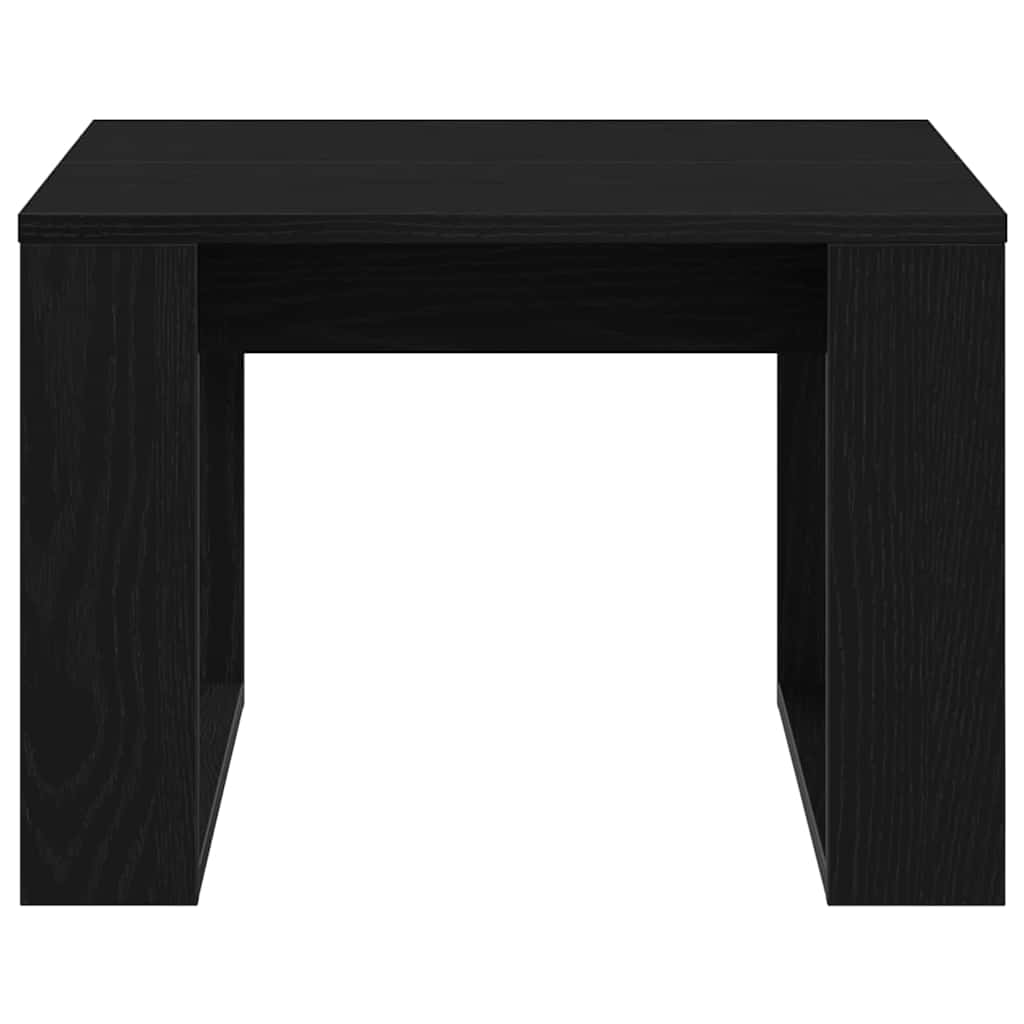 vidaXL Τραπεζάκι σαλονιού Μαύρη Οξυά 50 x 50 x 35 cm