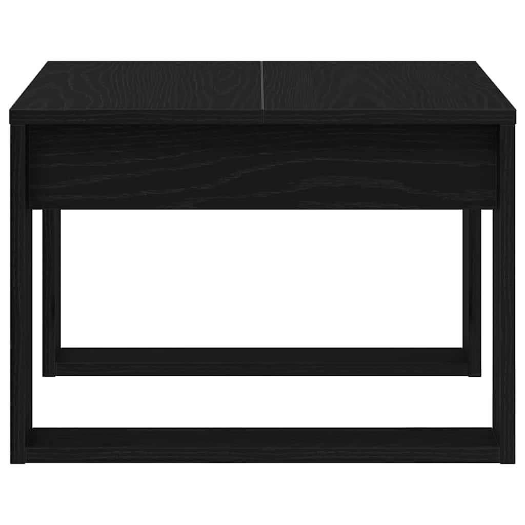vidaXL Τραπεζάκι σαλονιού Μαύρη Οξυά 50 x 50 x 35 cm