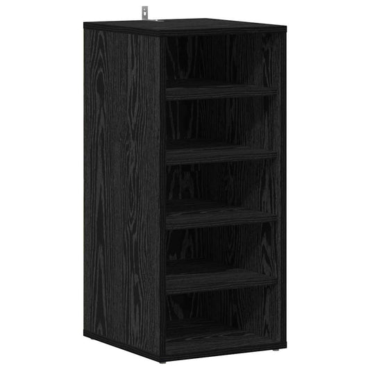 vidaXL Ντουλάπα Παπουτσιών με ράφι Μαύρη Οξυά 32 x 35 x 70 εκ