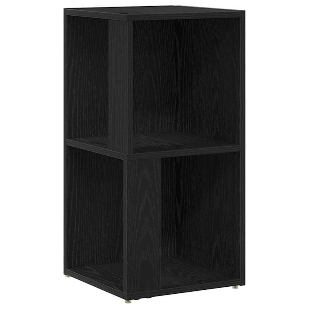 vidaXL Γωνιακά ράφια Μαύρη δρυς 33 x 33 x 67 cm Επεξεργασμένο ξύλο