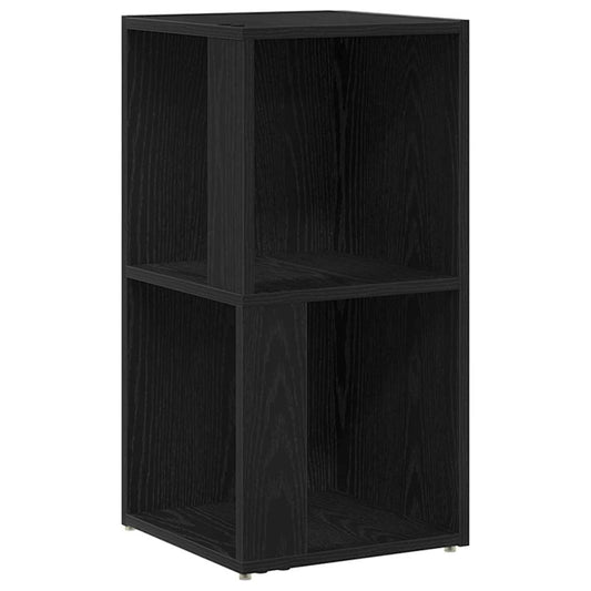vidaXL Γωνιακά ράφια Μαύρη δρυς 33 x 33 x 67 cm Επεξεργασμένο ξύλο