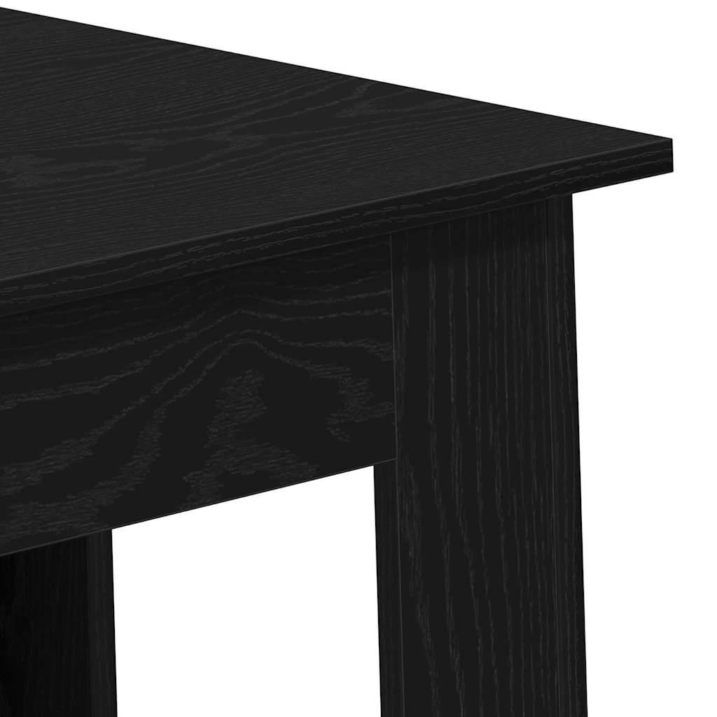 vidaXL Τραπέζι μπαρ Μαύρη Οξυά 102 x 50 x 103,5 εκ. Επεξεργασμένο ξύλο