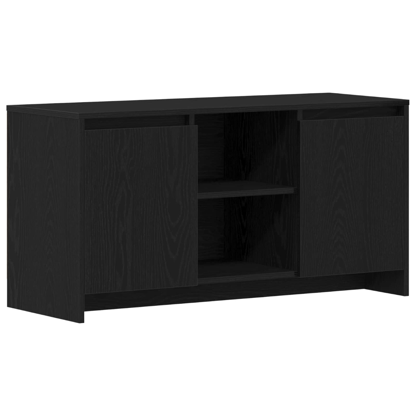 vidaXL Ντουλάπι TV Μαύρη Οξυά 102 x 37,5 x 52,5 εκ Επεξεργασμένο ξύλο
