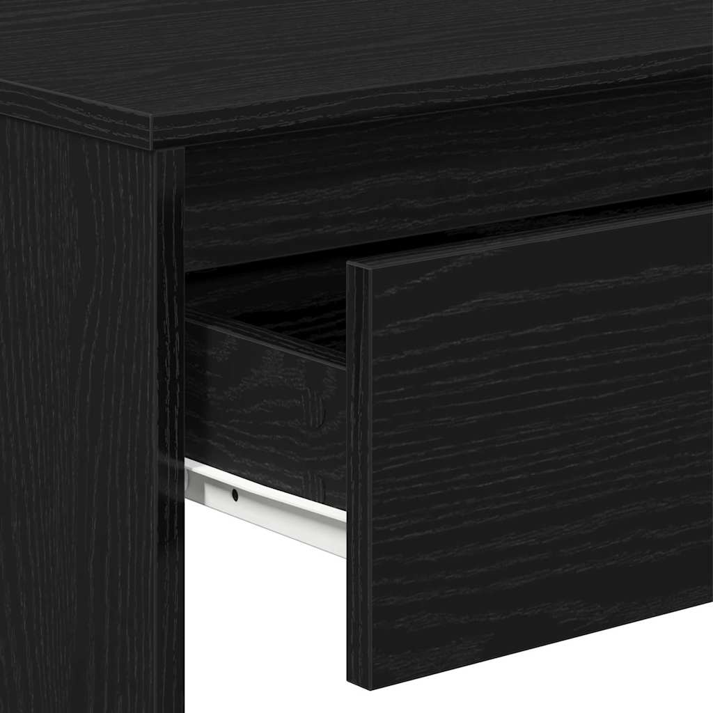 vidaXL Τραπέζι κονσόλας Μαύρη Οξυά 100 x 35 x 76,5 εκ.