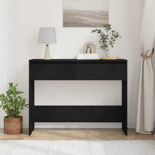 vidaXL Τραπέζι κονσόλας Μαύρη Οξυά 100 x 35 x 76,5 εκ.