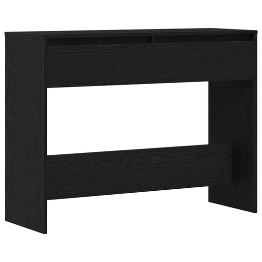 vidaXL Τραπέζι κονσόλας Μαύρη Οξυά 100 x 35 x 76,5 εκ.