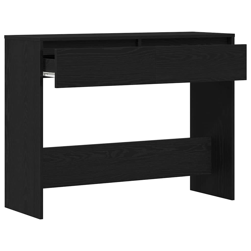 vidaXL Τραπέζι κονσόλας Μαύρη Οξυά 100 x 35 x 76,5 εκ.
