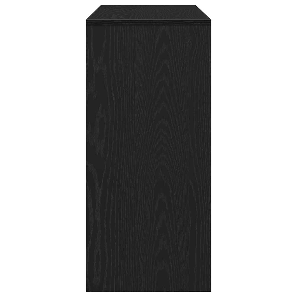 vidaXL Τραπέζι κονσόλας Μαύρη Οξυά 100 x 35 x 76,5 εκ.