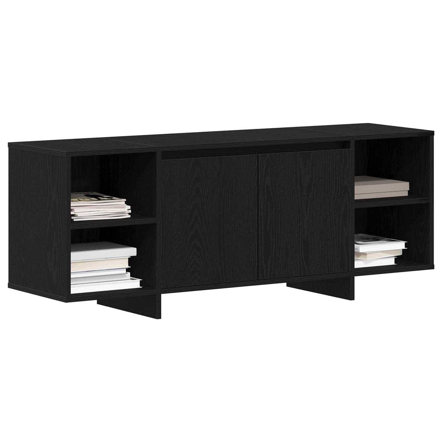 vidaXL Ντουλάπι TV Μαύρη Οξυά 120 x 30 x 40,5 εκ. Επεξεργασμένο ξύλο