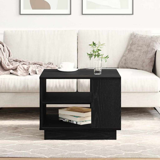 vidaXL Τραπεζάκι σαλονιού Μαύρη Οξυά 55 x 55 x 42 cm