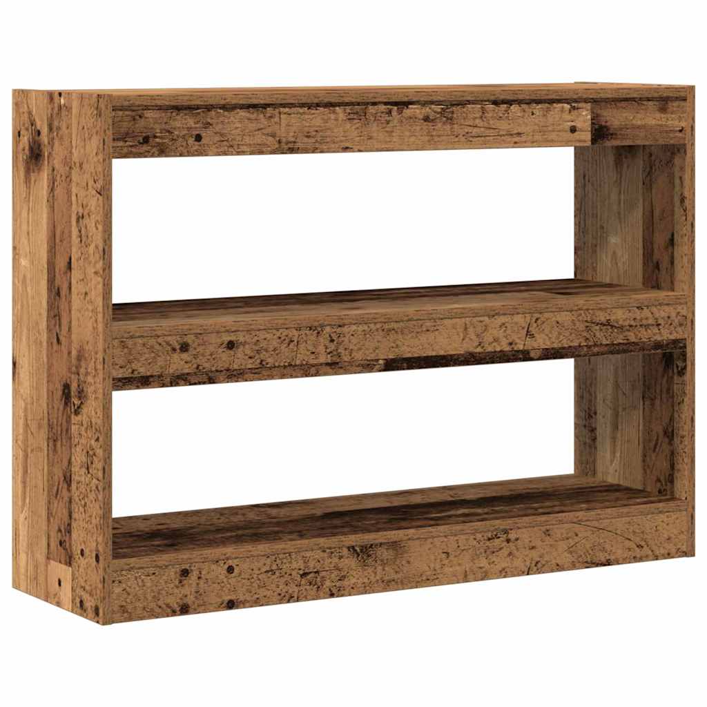 vidaXL Βιβλιοθήκη Παλαιό ξύλο 100 x 30 x 72 εκ Επεξεργασμένο ξύλο