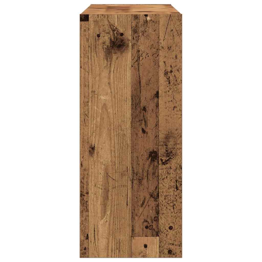 vidaXL Βιβλιοθήκη Παλαιό ξύλο 100 x 30 x 72 εκ Επεξεργασμένο ξύλο