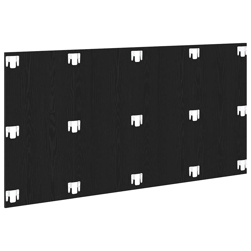 vidaXL Κεφαλάρι Μαύρη δρυς 160 x 1,5 x 80 cm Επεξεργασμένο ξύλο