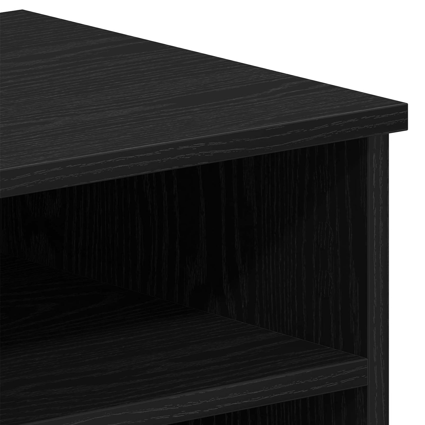 vidaXL Ντουλάπι TV Μαύρη Οξυά 80 x 35 x 36,5 cm Επεξεργασμένο ξύλο