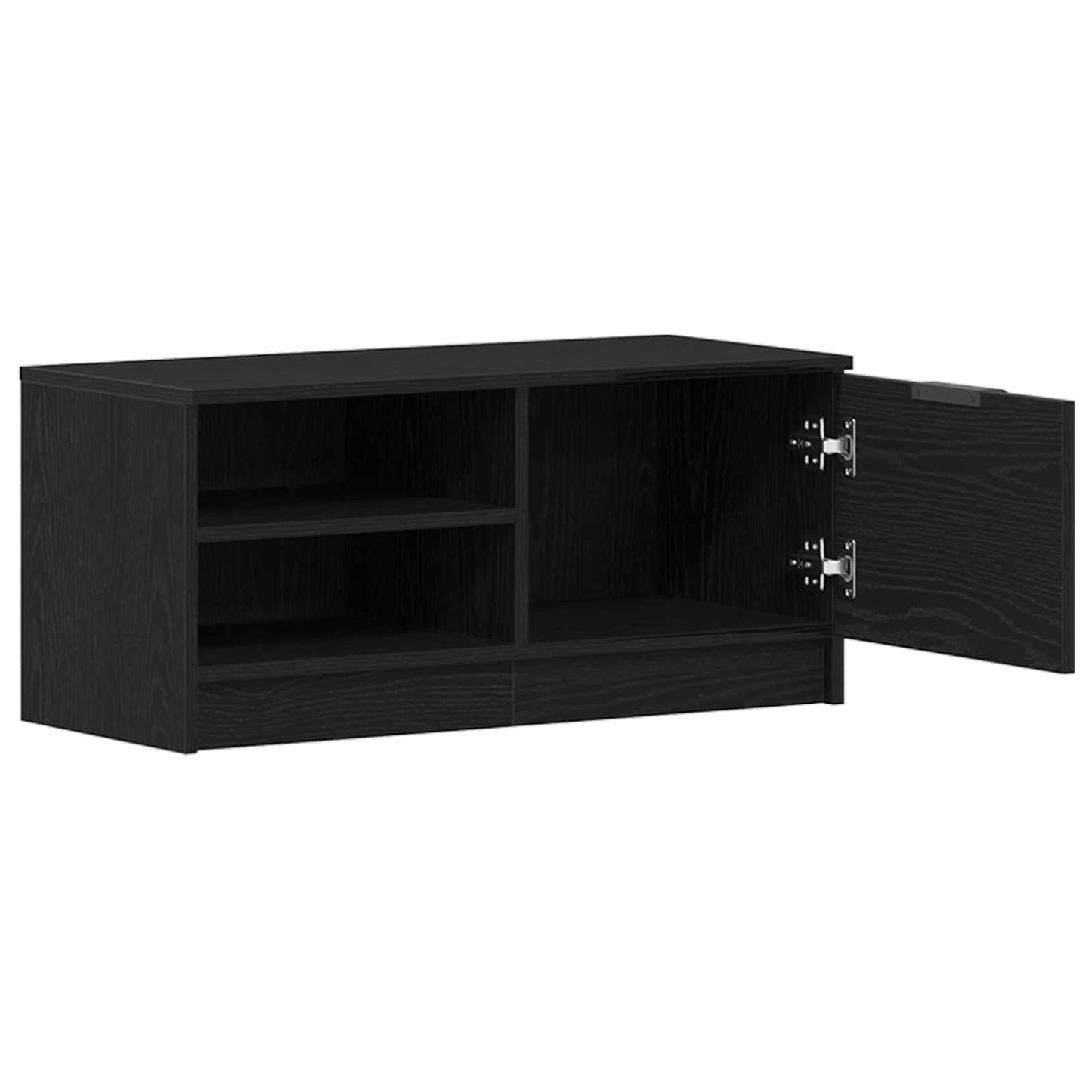 vidaXL Ντουλάπι TV Μαύρη Οξυά 80 x 35 x 36,5 cm Επεξεργασμένο ξύλο