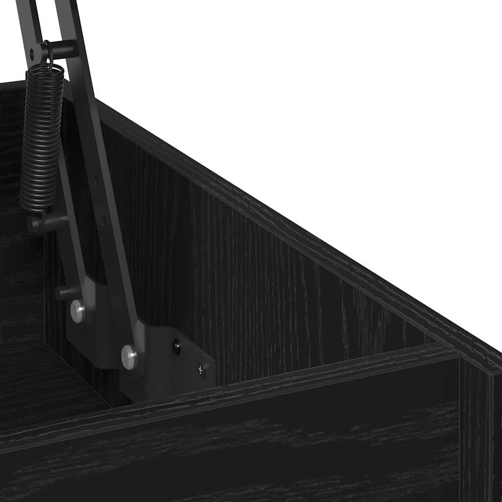 vidaXL Τραπεζάκι σαλονιού Μαύρη Οξυά 80 x 50.5 x 41.5 εκ