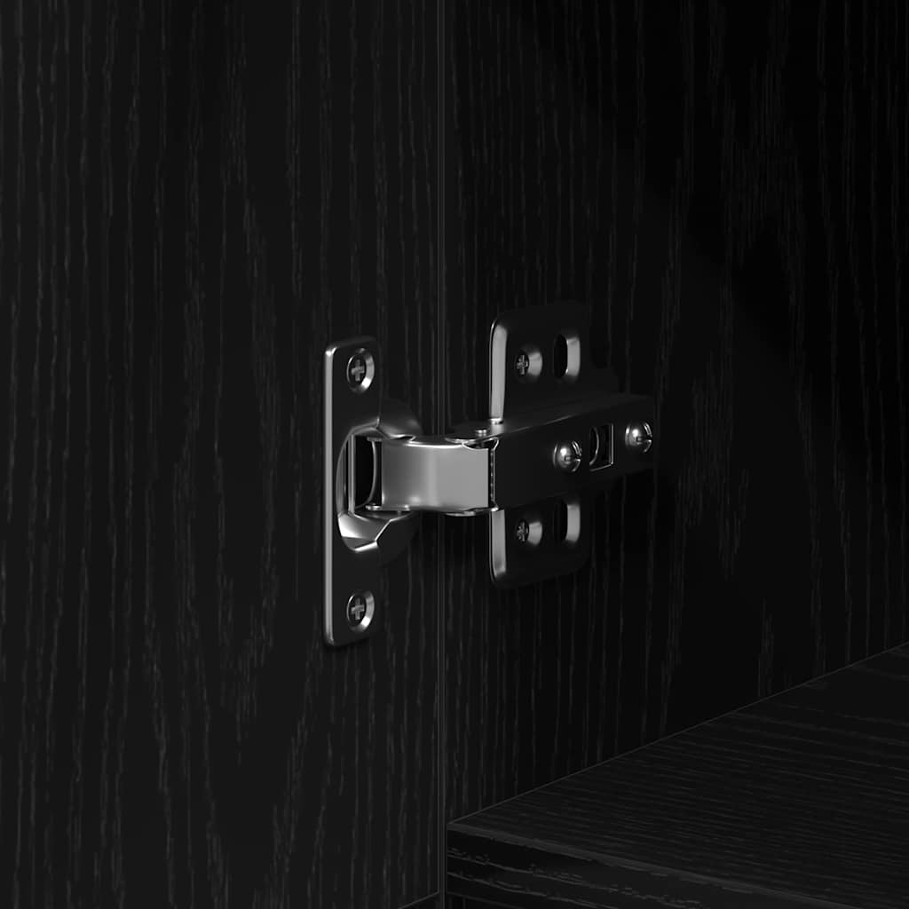 vidaXL Γραφείο Μαύρη δρυς 100 x 50 x 75 cm Επεξεργασμένο ξύλο