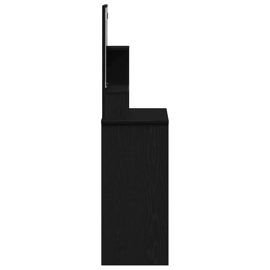 vidaXL Τραπέζι περιποίησης Μαύρη Οξυά 86,5 x 35 x 136 cm