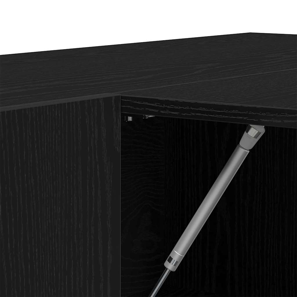 vidaXL Ντουλάπα διαδρόμου με ράφι Μαύρη δρυς 97.5 x 37 x 99 εκ.