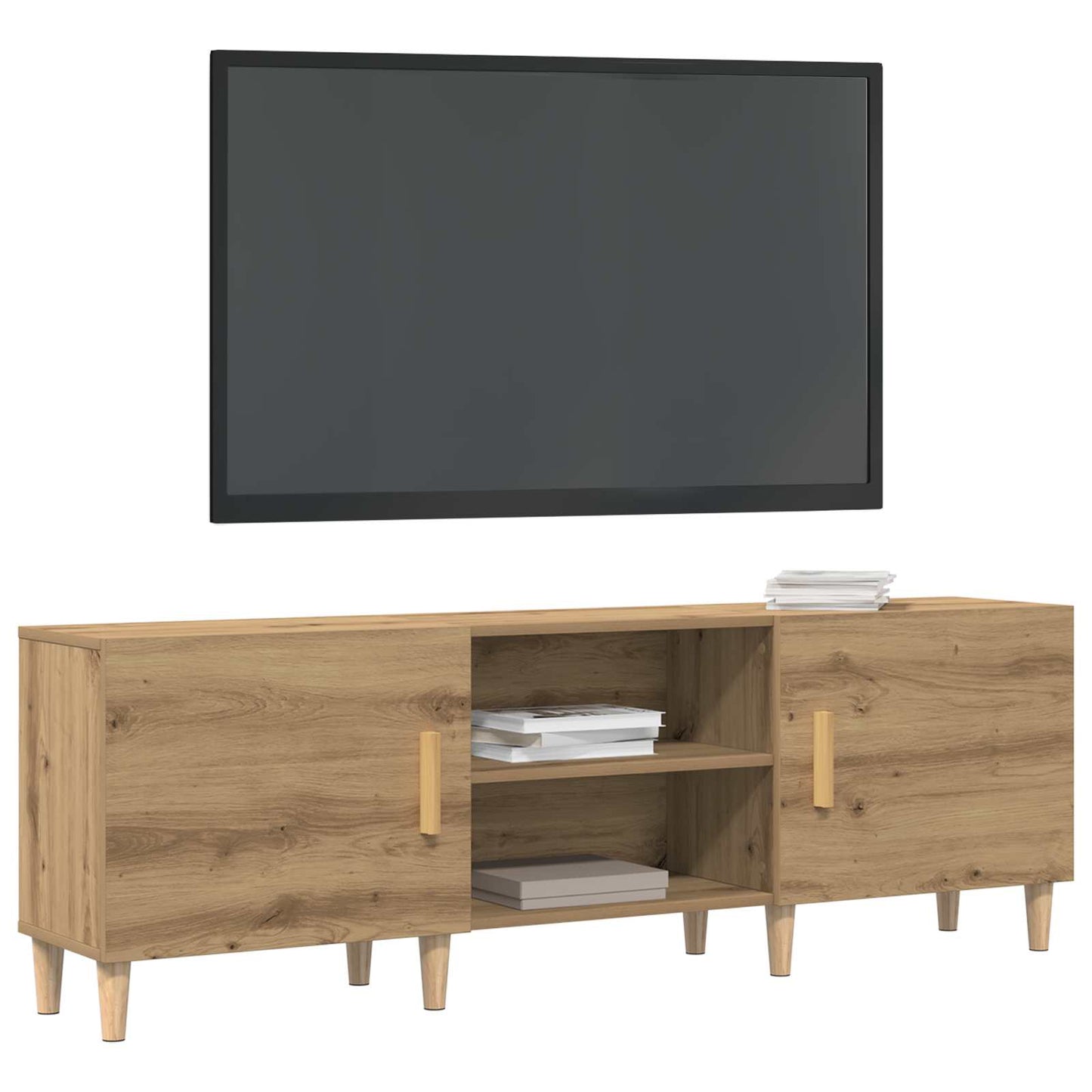 vidaXL Ντουλάπι TV artisan δρυς 150 x 30 x 50 εκ Επεξεργασμένο ξύλο