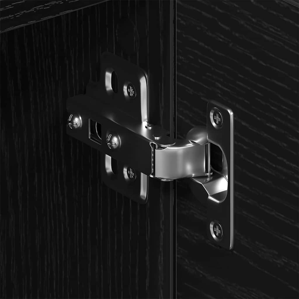 vidaXL Ντουλάπι TV Μαύρη Οξυά 150 x 30 x 50 εκ Επεξεργασμένο ξύλο