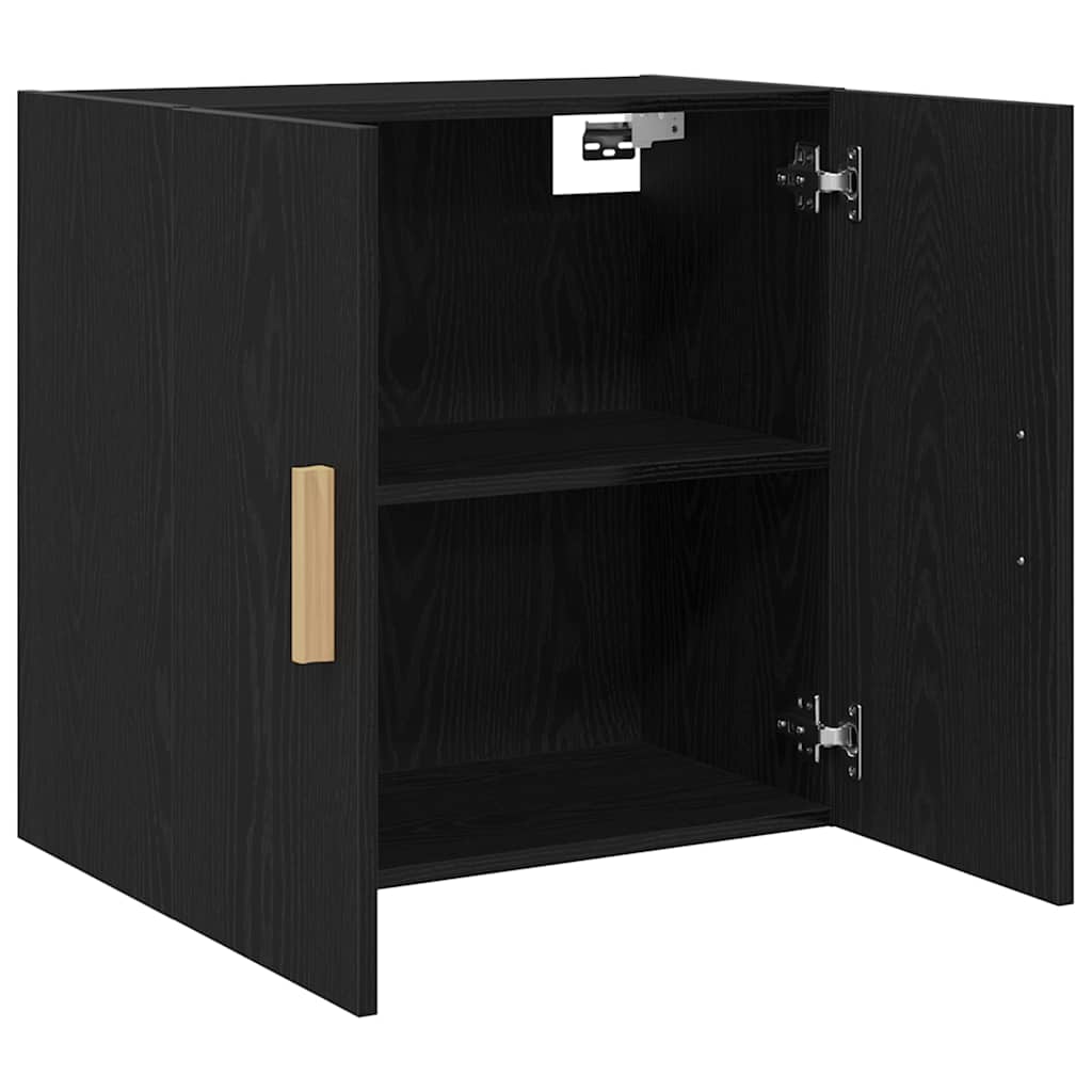 vidaXL Ντουλάπα Τοίχου Μαύρη δρυς 60 x 30 x 60 cm Επεξεργασμένο ξύλο